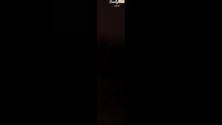 A girl with sexy long legs changes her mind and doesn't want the guy to pull out