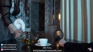 The Lord and his Clumsy Maid - MollyRedWolf's big tits scene