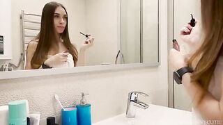 My mistress is a professional in making cock cum and slobber!