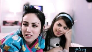 Retro sleepover with Gina Valentina and Gianna Dior’s unique style