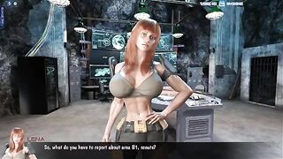 Black Widow gets fucked by a muscle man in latex
