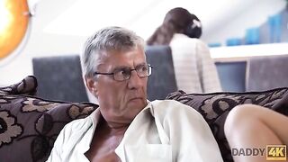 Old guy fucked his son's cute girlfriend Erica Black