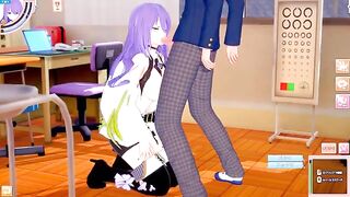 Hentai game Koikatsu! featuring Big tits Moona Hoshinova's 3DCG anime video
