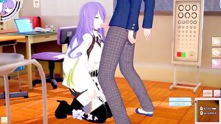 Hentai game Koikatsu! featuring Big tits Moona Hoshinova's 3DCG anime video
