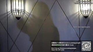 High heels Stockings 19 Dark Black Apple - sexy lingerie and creampie action