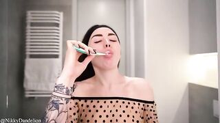 A woman woke up with a stranger in her bed and she got fucked hard