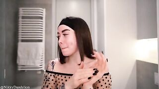 A woman woke up with a stranger in her bed and she got fucked hard