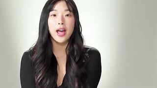 Korean teen Elle Lee shows how women orgasm during masturbation