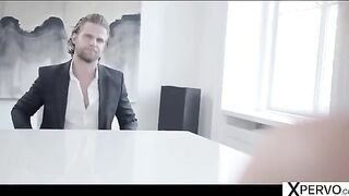Little Caprice dominates Vince in a steamy, footjob-filled scene on Xpervo