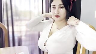 The girl is too lazy to learn mathematics, so she fucks a teacher