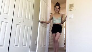 A stepbrother is advised by a hot Latina step sister to relax