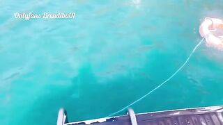 Fucking in a public yacht, hot wreckage video
