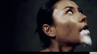 Asian beauties fucked by horny alien in a hot scene