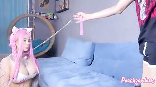 My obedient stepsister Kitty Teen will do anything I tell her to, even in a roleplay scenario