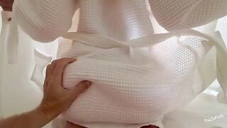 I shook my juicy ass for my stepbrother, he couldn’t resist my pussy