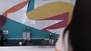 Teen Asian Skater-girl gets her mouth filled with cum