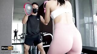 The cute girl took off her panties and became friends with a guy in this hot Myanmar scene