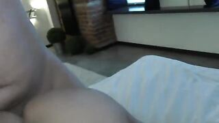 A step mom gets her pussy railed hard, showcasing real orgasm emotion