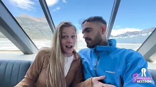 A guy with a rock hard cock woke up this petite babe