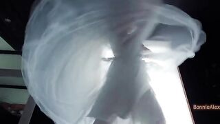 A bride accidentally found a wedding dress and got fucked on the way