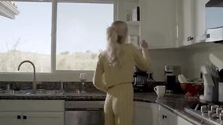 A smoking hot blonde cheats on her wife and gets fucked hard