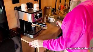 A good morning with a hot blondie, nothing more