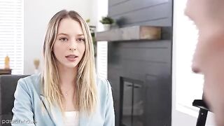 Skinny babe Lily Larimar needs to fuck to get a job