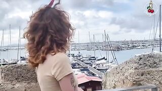 A guy invited Cherry Candle on his boat for a thrilling ride
