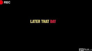 The stepdaughter brought the fantasy of a dominatrix to life for her stepdad