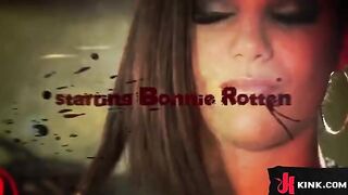 Young girl in rough anal sex and bondage with squirting