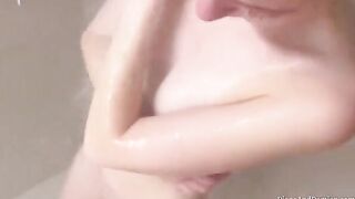 We shower, massage, and fuck over the couch, just like a scene from a real couple’s intimate homemade video