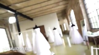 First timer bride with big tits Liya Silver gets fucked in POV
