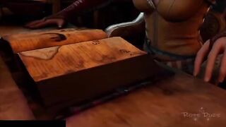 The awakening part 1 & 2, (Triss from The Witcher) - amazing anime sexx sexxx