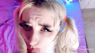 Rough step sister fuck with sexy blondie in 60fps