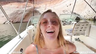 Public sex on a boat during vacation with Molly Pills