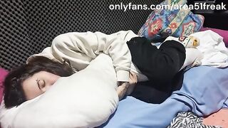 The best humping action with a girl and her favorite pillow, showcasing Area51Freak’s unique style
