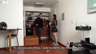 Aglaia Spicy delivered her ass at the home of her best friend ANAL CREAMPIE