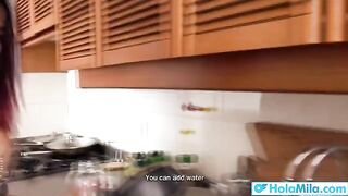 Latina big tits stepmom Mila Garcia gets banged hard