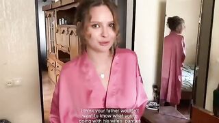 Stepmom finds out I jerked off her panties and squirts on my face in POV