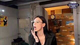Spying for a hot stepmom in the shower and cumming in her pussy - Eva Soda