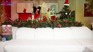 Merry Christmas with sweet Ganyu Sia Siberia’s wet pussy