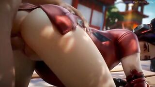 Fortnite sex scenes compilation with top-tier characters in HD