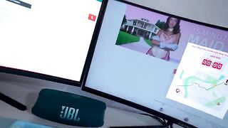 A sexy maid broke my vase and had to pay me back with her body
