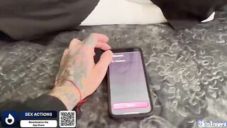 The guy convinced the girl to have sex by using an application for sexual actions