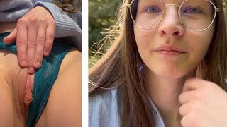 Outdoor and public compilation with young girls experiencing intense orgasms