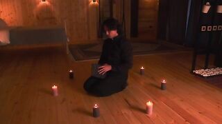 Hot MILF exorcised a demon with the help of Luna Roulette
