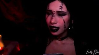 The evil witch cast a spell on a man’s cock with her mesmerizing Colombian charm