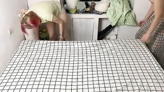 A girl is having fun with her boyfriend, wondering if marriage is next