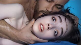 Shy teenage girl experiences intense, rough sex with her stepdad