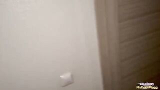 My stepsister was too horny, so I fucked her